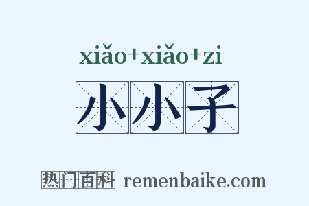 小小子是什么意思的图片